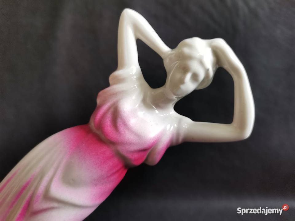 Stara figurka Rzymianka porcelana Jan Jezela Porcelana i szkło Antyki, Sztuka, Kolekcje Katowice