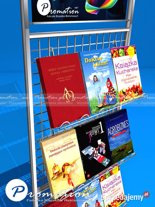 Regał na książki ekspozytor stojak do prasy i Gdynia