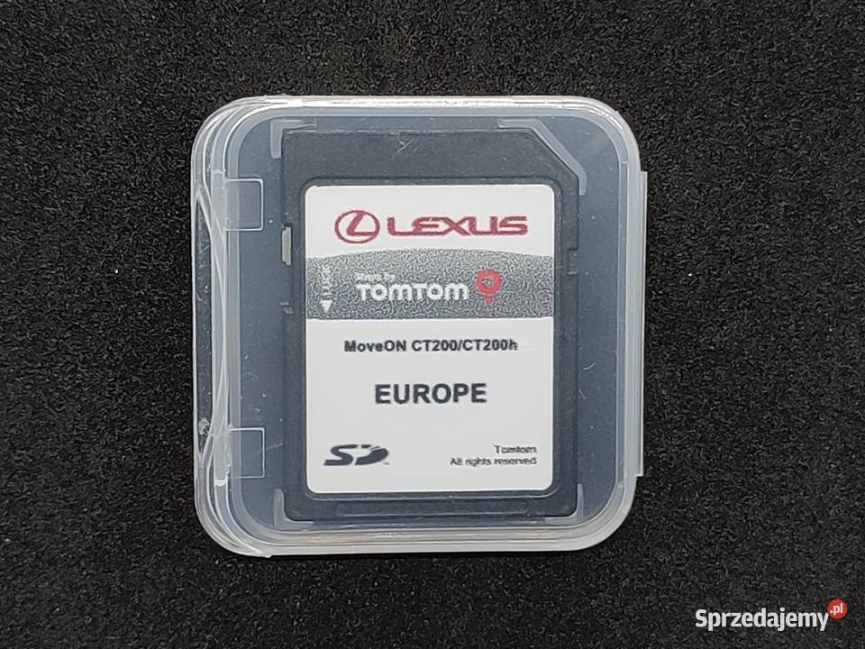 Aktualizacja map systemów Lexus TomTom Ct200200h Sandomierz