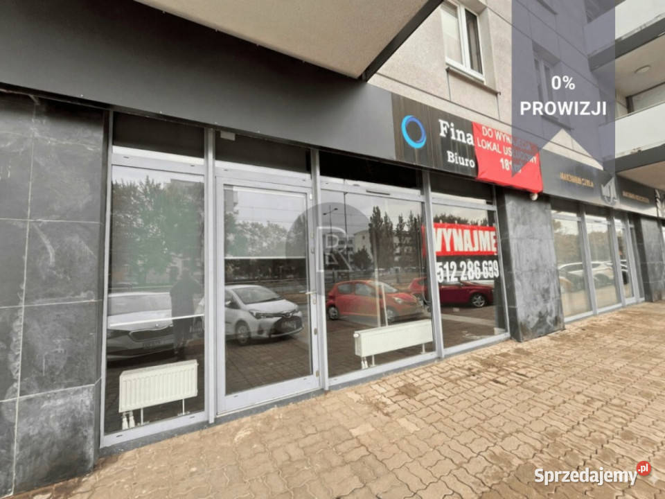 Przestronny lokal z panoramicznymi witrynami i mazowieckie