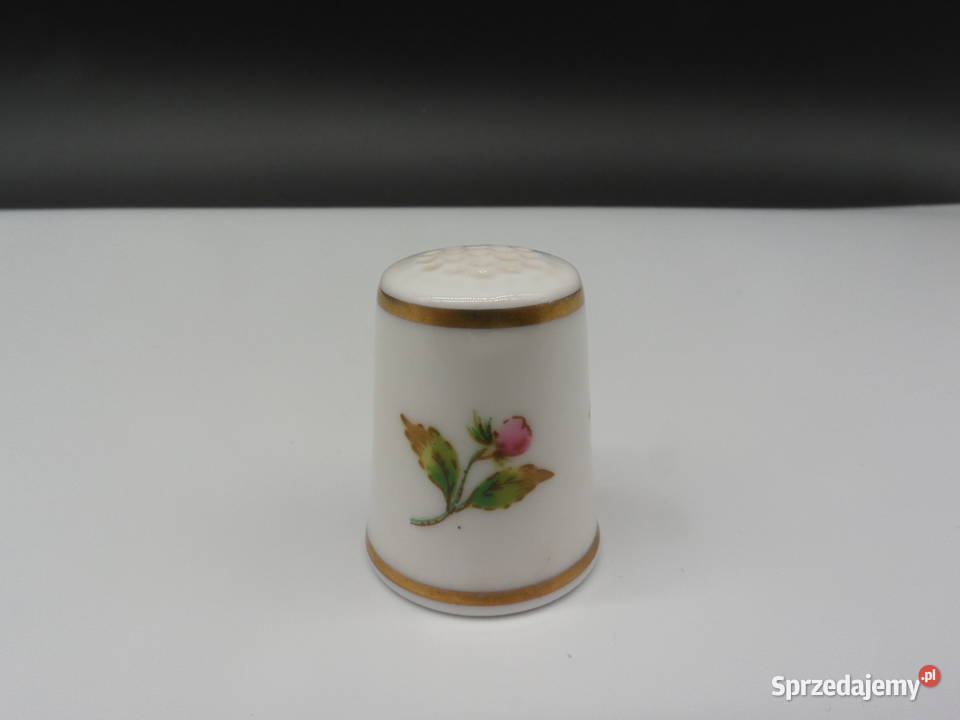 Naparstek z porcelany Royal Worcester Anglia Porcelana i szkło wielkopolskie Raszków