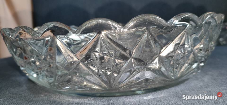 Zestaw szkła kryształowego salaterka misa śląskie Bielsko-Biała