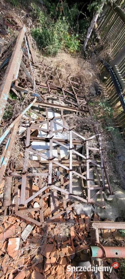 Brony podwieszane rozkładane 5 około 455m nieuszkodzony dolnośląskie Brzeg Głogowski