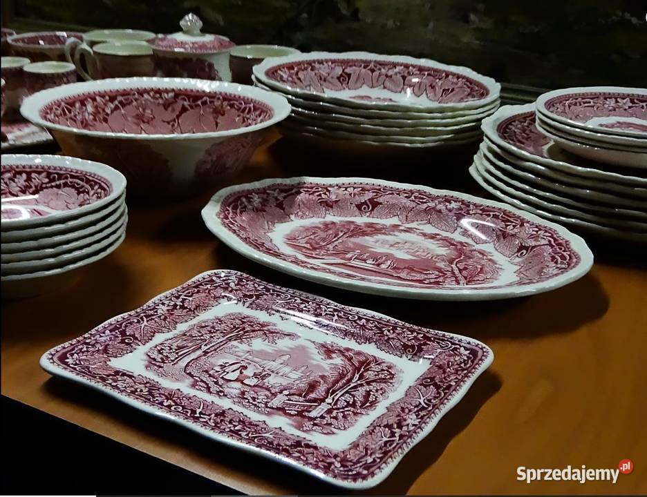 Zestaw porcelany Masons Vista Angielska ceramika Biłgoraj