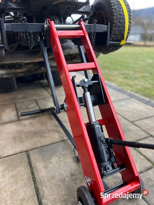 Podnośnik do traktorka kosiarki samojezdnej sprzedam