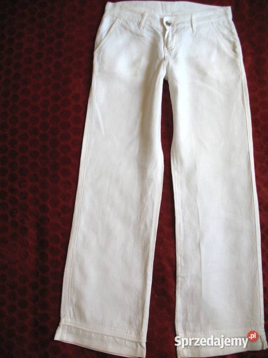 Spodnie damskie len 36 S biodra 96 Siedlce