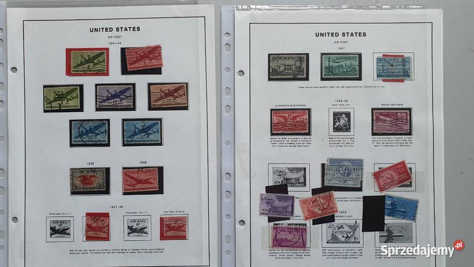znaczki pocztowe USA sprzedam