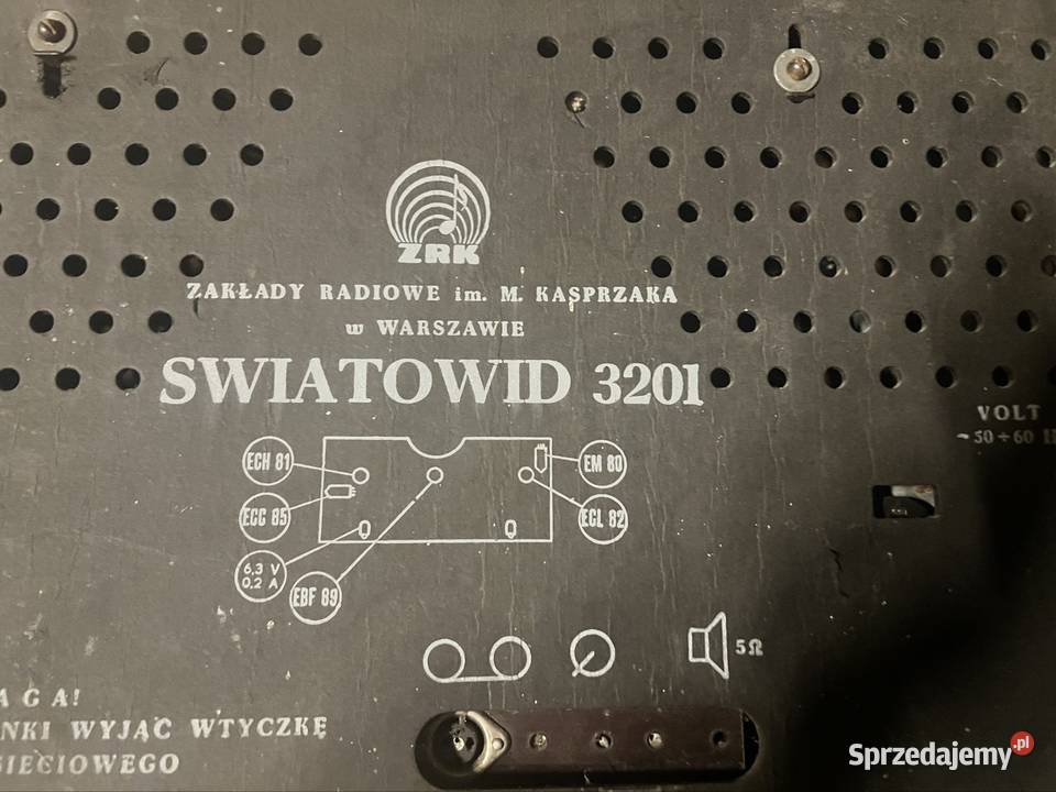 Sprzedam polski radioodbiornik lampowy Światowid Gniezno