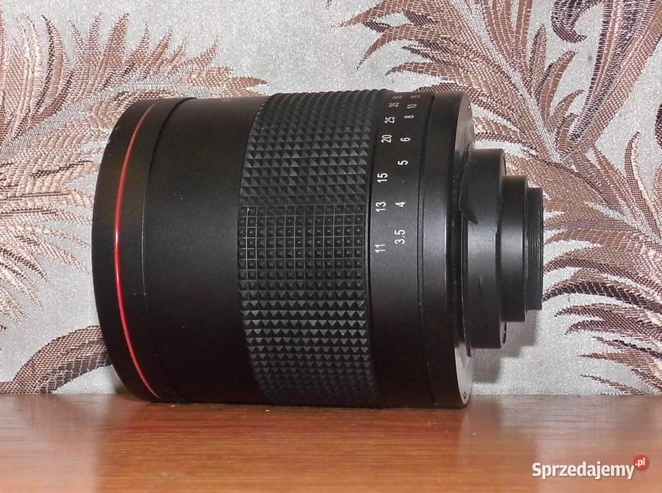 Obiektyw lustrzany 900 mm 80 dodatki Warszawa