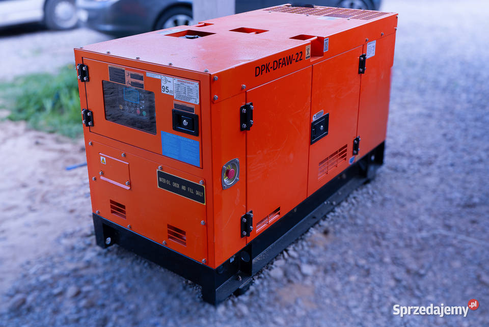 Agregat generator prądotwórczy trójfazowy 22kVA
