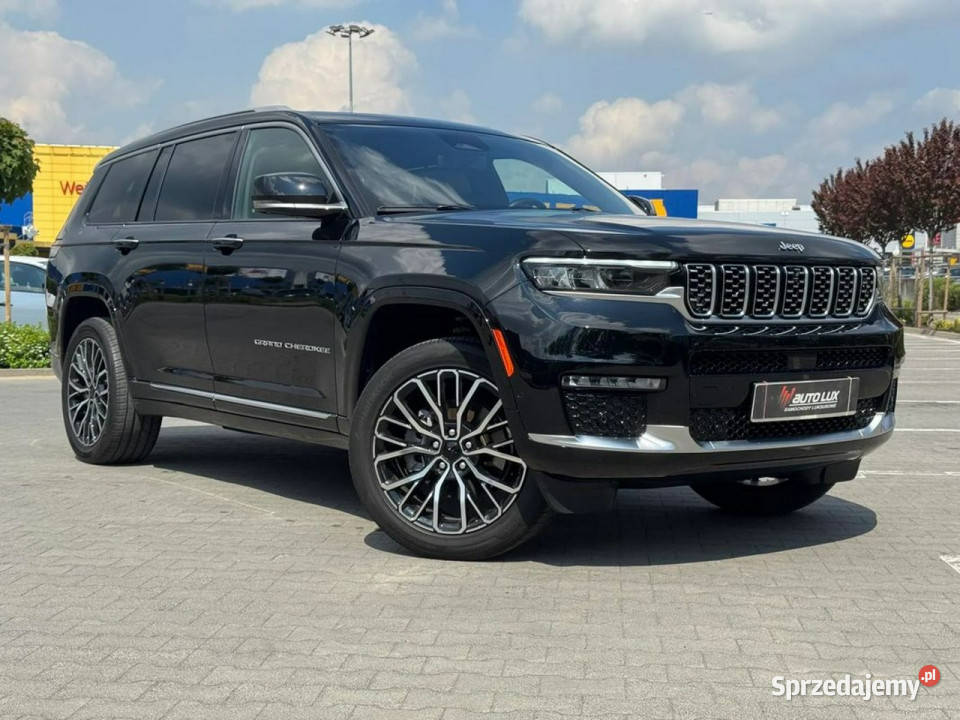Jeep Grand Cherokee L Summit Reserve Topowa bluetooth Samochody osobowe Warszawa