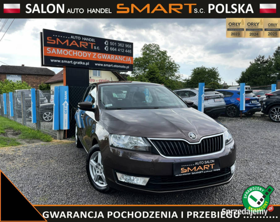 koda RAPID Salon 1Właściciel Serwisowany Bez serwisowany w ASO Rapid