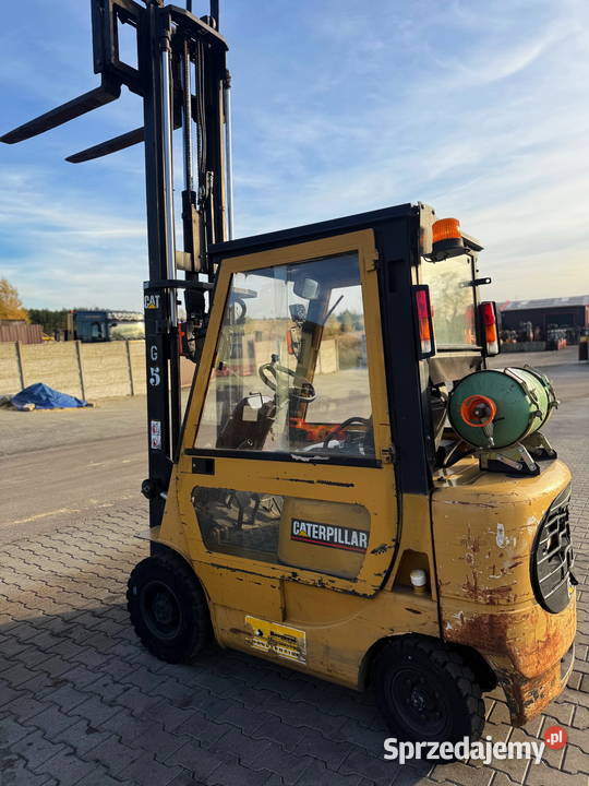 wózek widłowy CATERPILLAR GP15K LPG kabina wolny Działoszyn