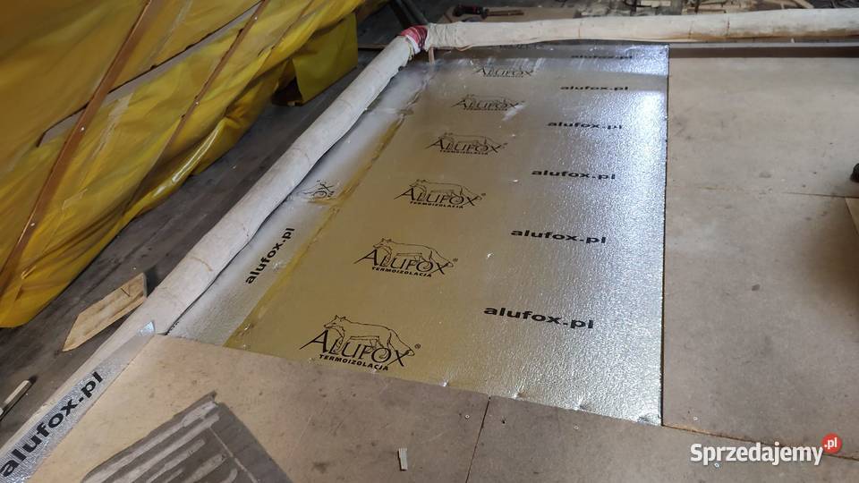 FOLIA IZOLACYJNA ALUFOX dwustronne aluminium Folie izolacyjne i membrany pomorskie