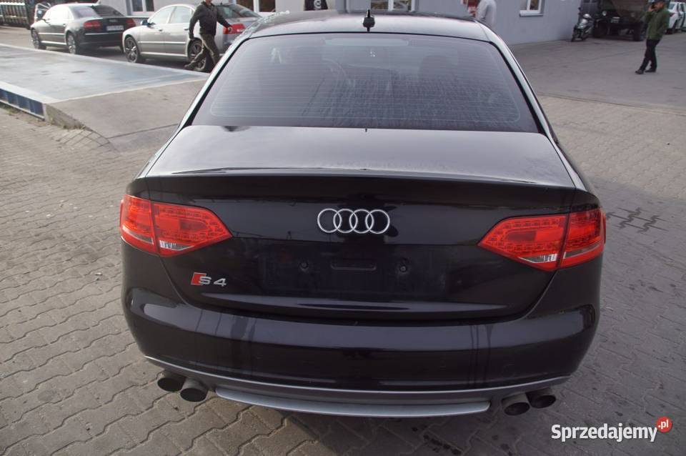 KLAPA TYLNA TYŁ LZ9Y AUDI S4 B8 CZARNA SEDAN Pozostałe Lipno