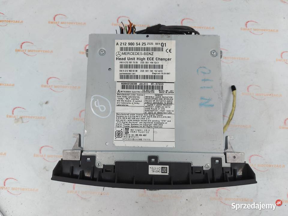 MERCEDES E KLASA W212 LIFT radio CD A2129005425 świętokrzyskie Kielce