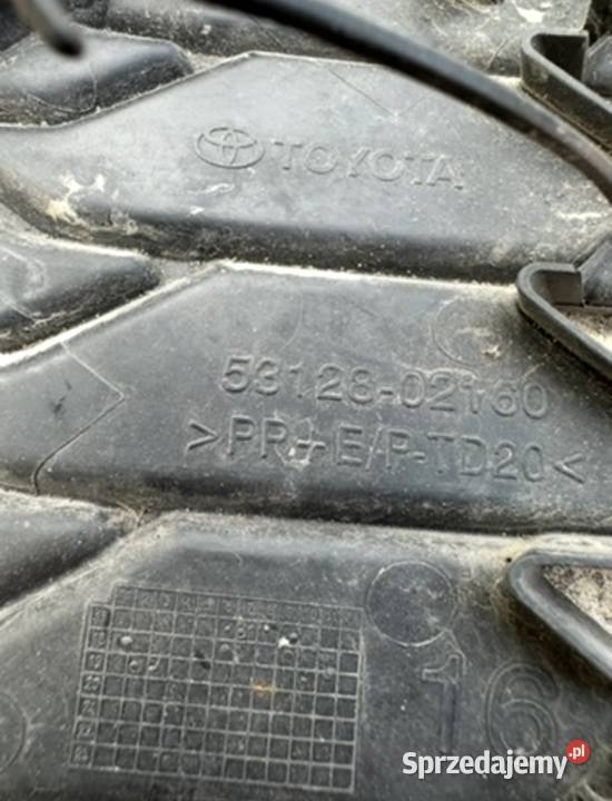 Toyota corolla zaślepka haka zderzaka przód E21 Białystok