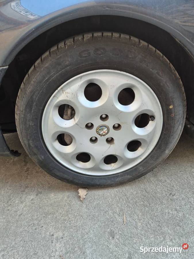 Felgi z oponami letnimi 205 55 16 Alfa 166 Mirków sprzedam