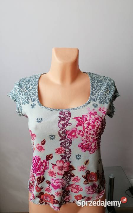 DAMSKA BLUZKA Z CEKINAMI PER UNA by MS RUK 14 Łódź