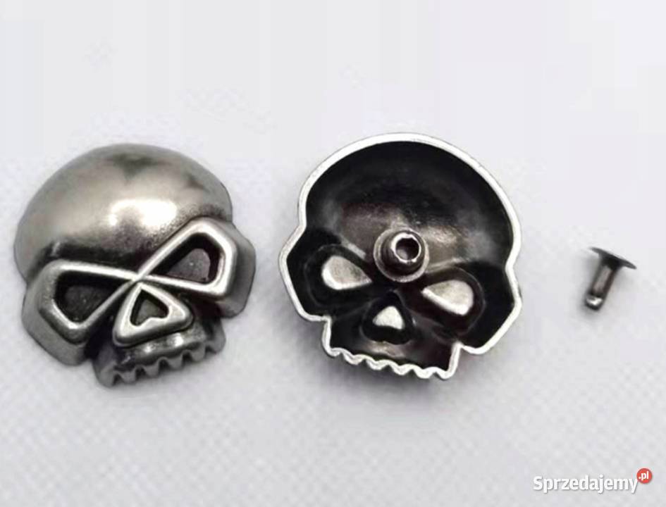 MINI CZASZKA OZDOBA DO PASKA SKÓRY PIÓRNIKA Sosnowiec sprzedam