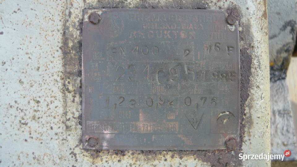 Przekładnia walcowa zębata reduktor 3N400 podlaskie Sokółka