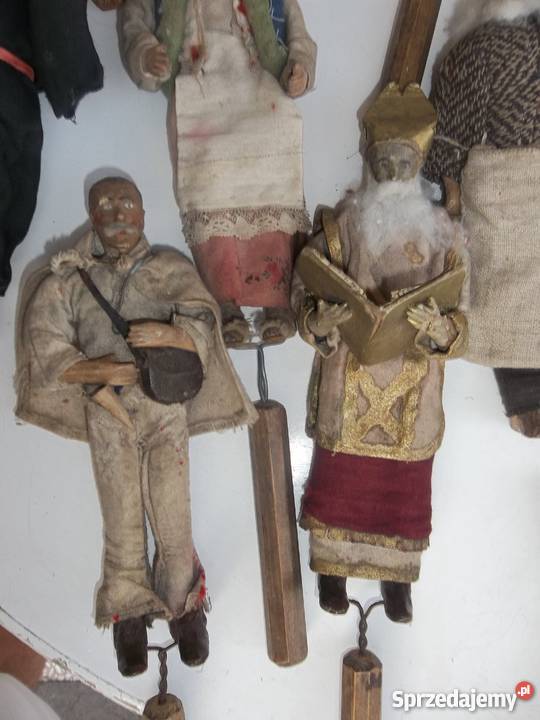 Stare przedwojenne kukiełki do szopki małopolskie Nowy Sącz sprzedam