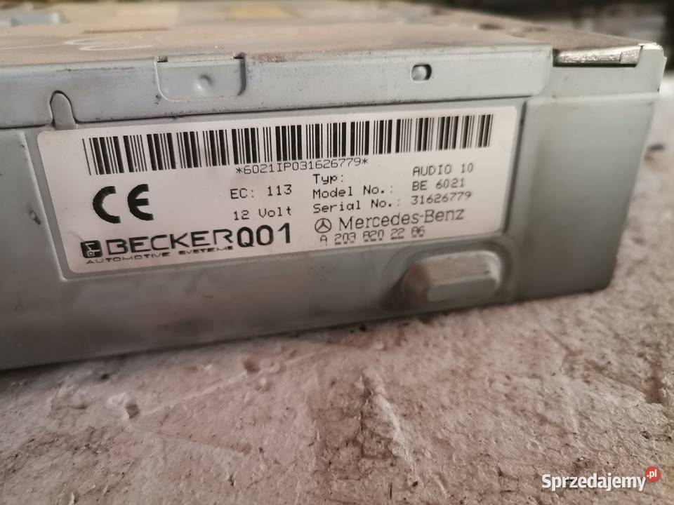 Radio Fabryczne Mercedes W203 Pogorzelec