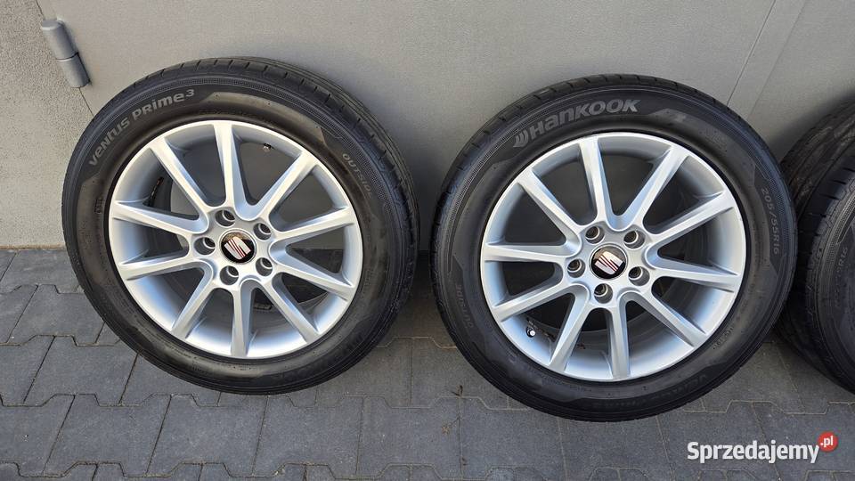 Oryginalne koła letnie SEAT 16 Alufelgi 5x112 Zabrze