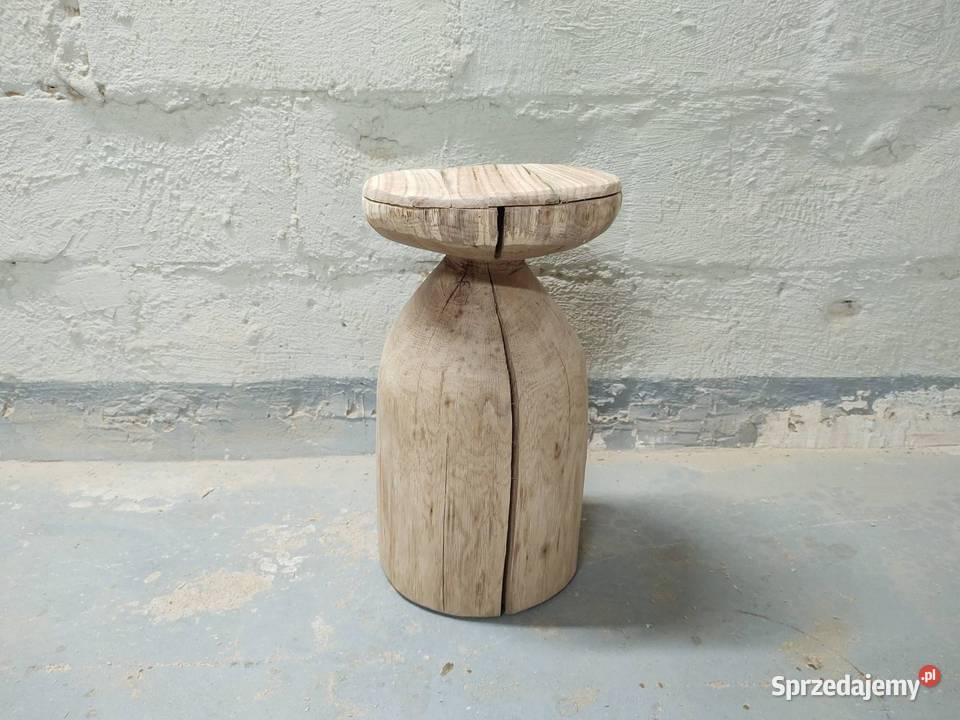 Stołek stolik dębowy podlaskie
