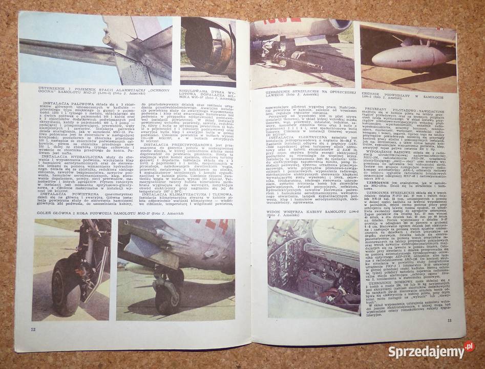 W Domański Samolot myśliwski MiG17 Książki naukowe i popularnonaukowe mazowieckie Warszawa