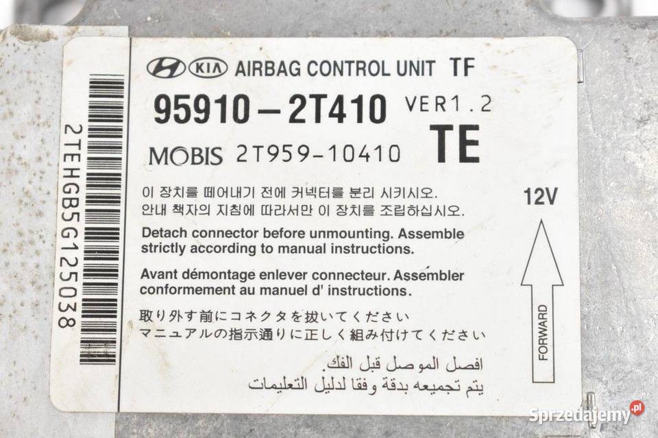SENSOR AIR BAG AIRBAG KIA OPTIMA III 959102T410