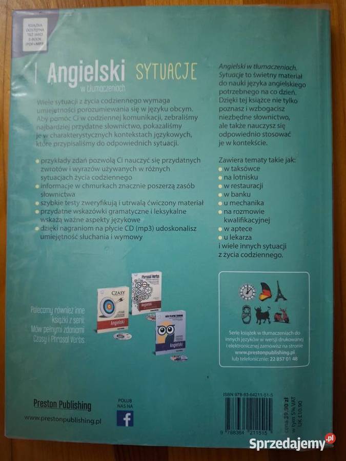 Angielski w tłumaczeniach Sytuacje CD ISBN 9788364211515 Kraków