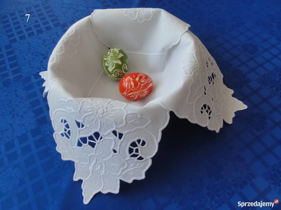 Serwetki serwety koszyczek wielkanocny Wielkanoc Obrusy i serwety