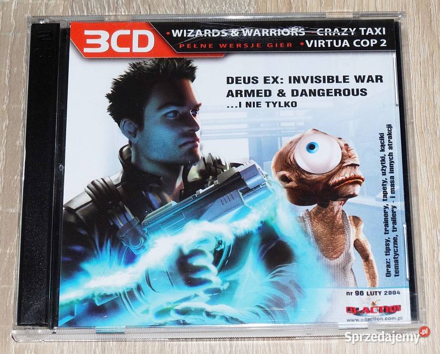 Gry Wizards Warriors Crazy Taxi Virtua Cop z Czasopisma