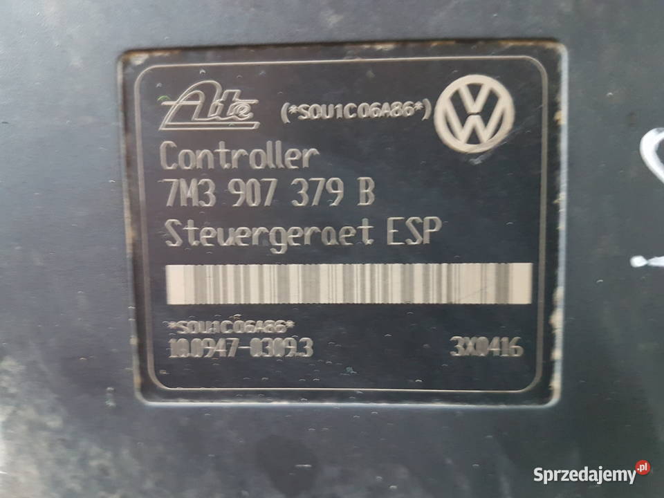 VW SHARAN MK1 LIFT POMPA HAMULCOWA POMPA ABS Turek