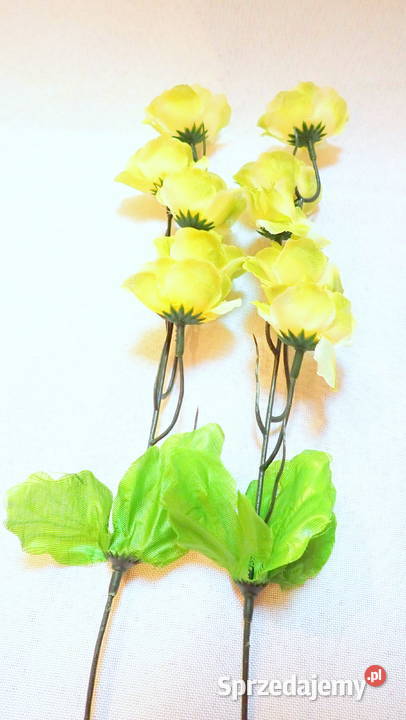 Goździk sztuczny gałązka 5 kwiatów 44 8 kolorów Siewierz