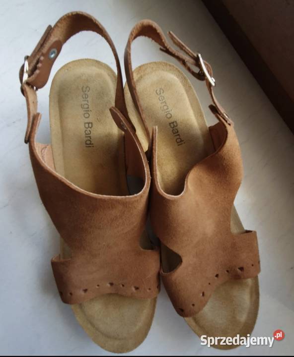 Buty marki Sergio Bardi natzamsz camel wizytowe lubelskie Lublin
