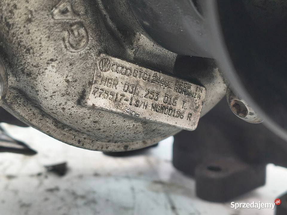 TURBOSPRĘŻARKA VW Golf VI Touran 16 TDI turbo