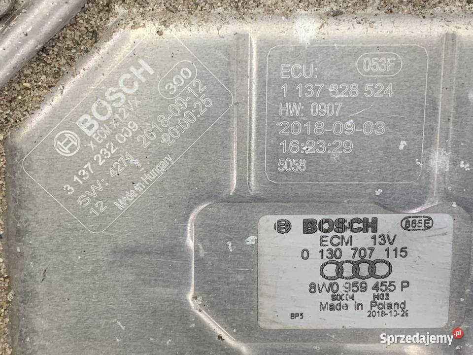 WENTYLATOR KLIMATYZACJI AUDI Q8 8W0959455P 30 Części samochodowe