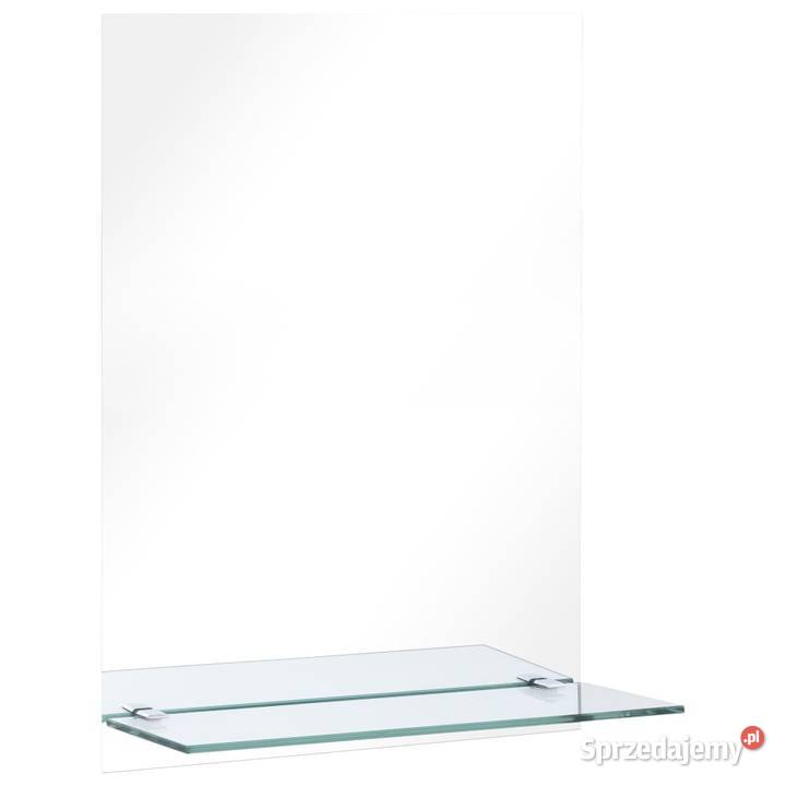 Lustro ścienne z półką 40x60 hartowane Warszawa