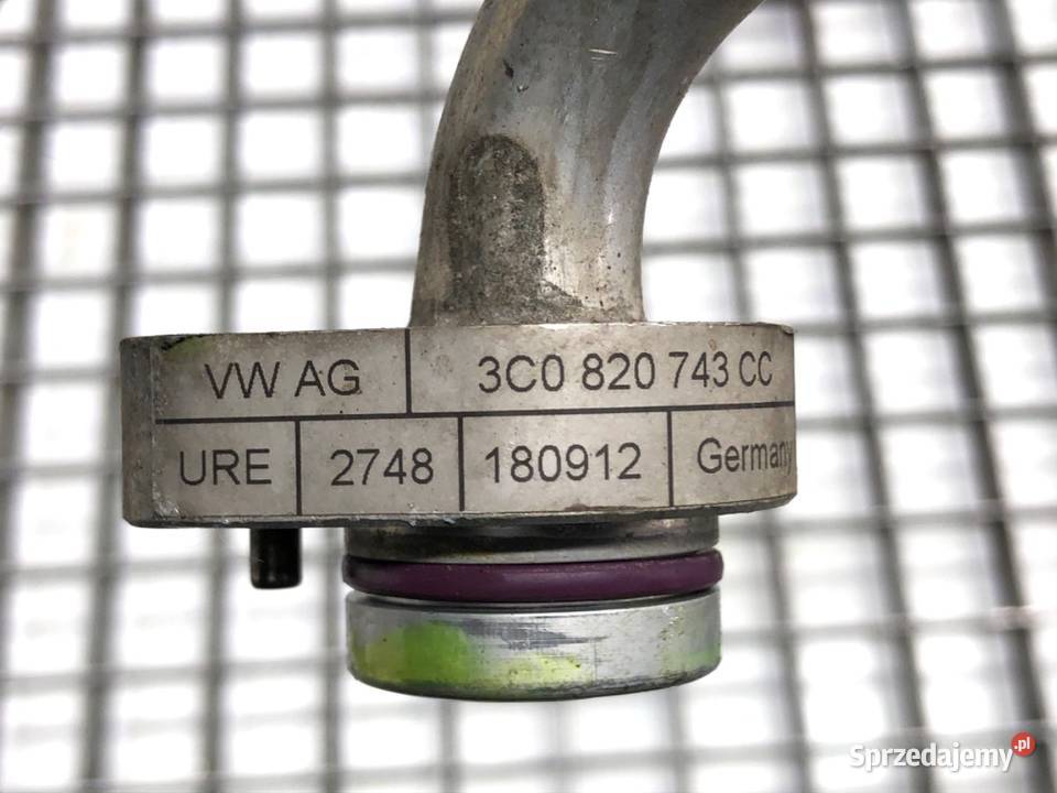 RURKA KLIMATYZACJI VW CC B7 3C0820743CC 20 140 podkarpackie