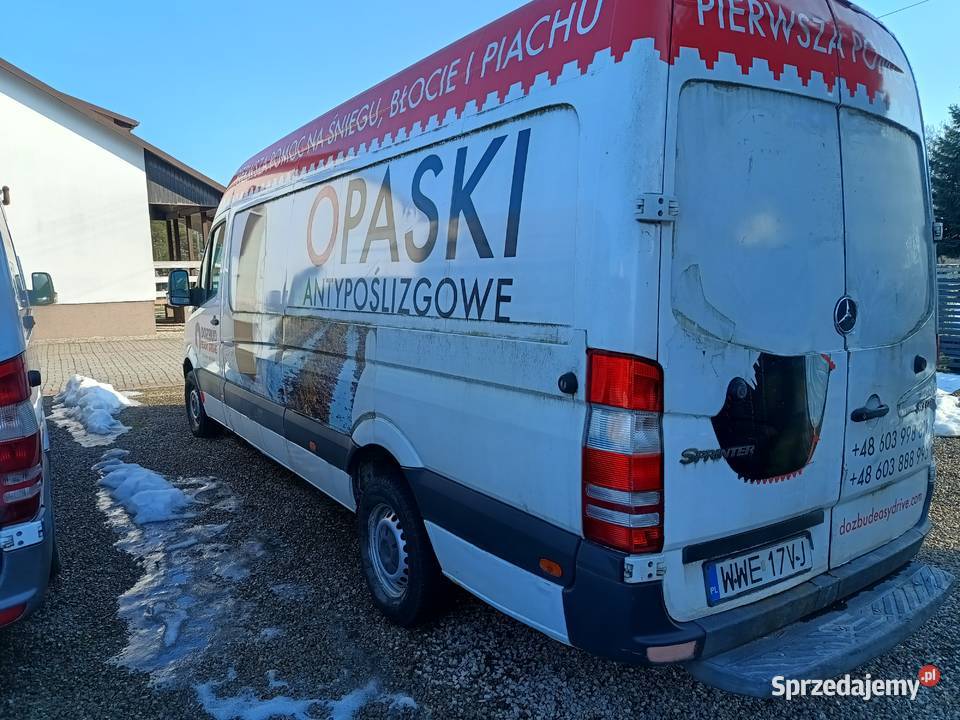 Mercedes sprinter blaszak kompletnya karoseria Wołoskowola
