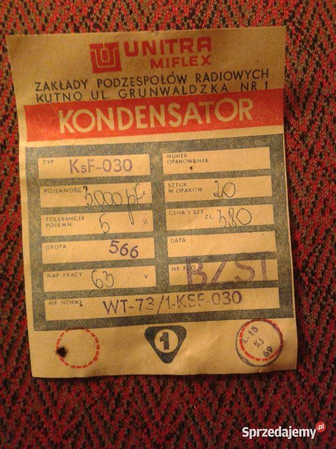 Scalak stabilizator napięcia sztuk 5Kondensatory Łódź