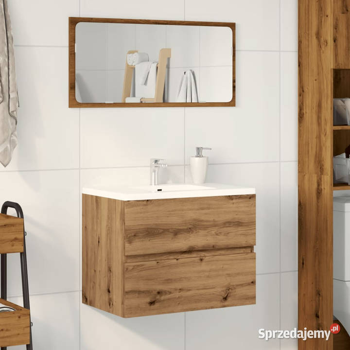 Szafka łazienkowa dąb artisan 60x385x45 WM856244