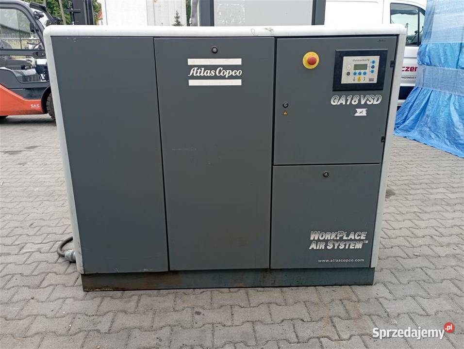 Sprężarka ATLAS COPCO GA18VSD185KW S013844 Wilków