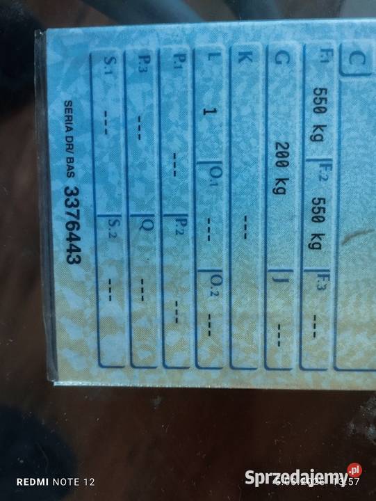 Przyczepka samochodowa sam 200 Krosnowice