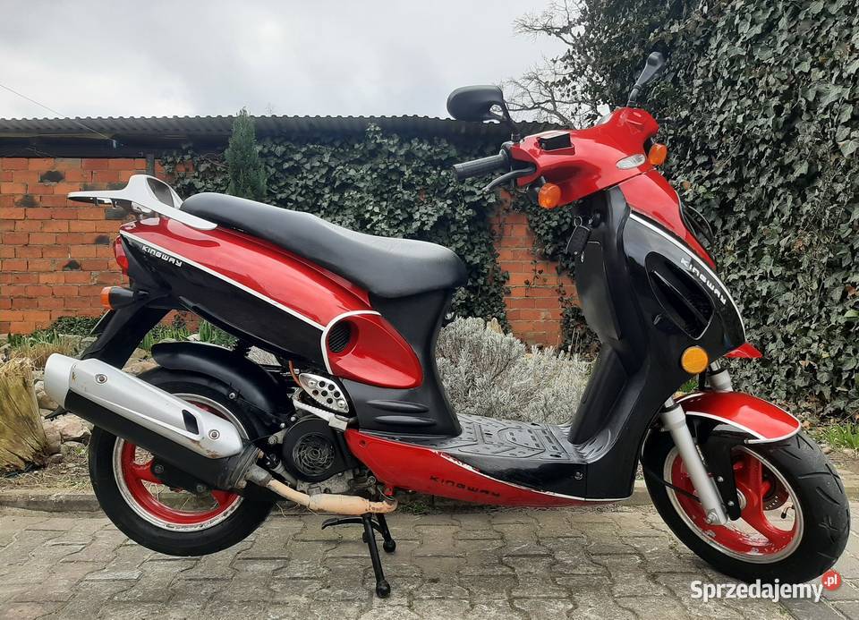 Zadbany skuter Kingway Koyot 50 4t 2007r 9541 Rok produkcji 2007 Tuczno sprzedam