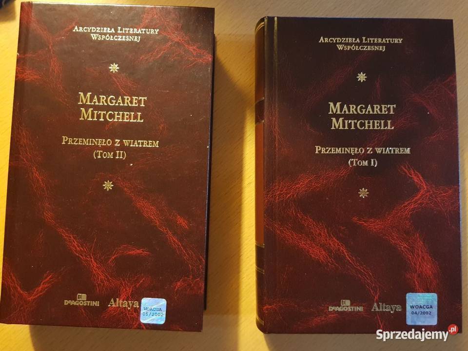Przeminęło z wiatrem 2 tomy Margaret Mitchell