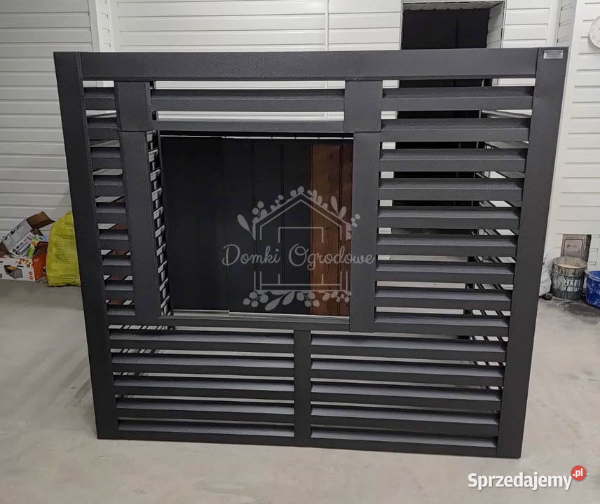 Osłona Pompy Ciepła 120x60x150 Antracyt Zabudowa Architektura ogrodowa Lubartów