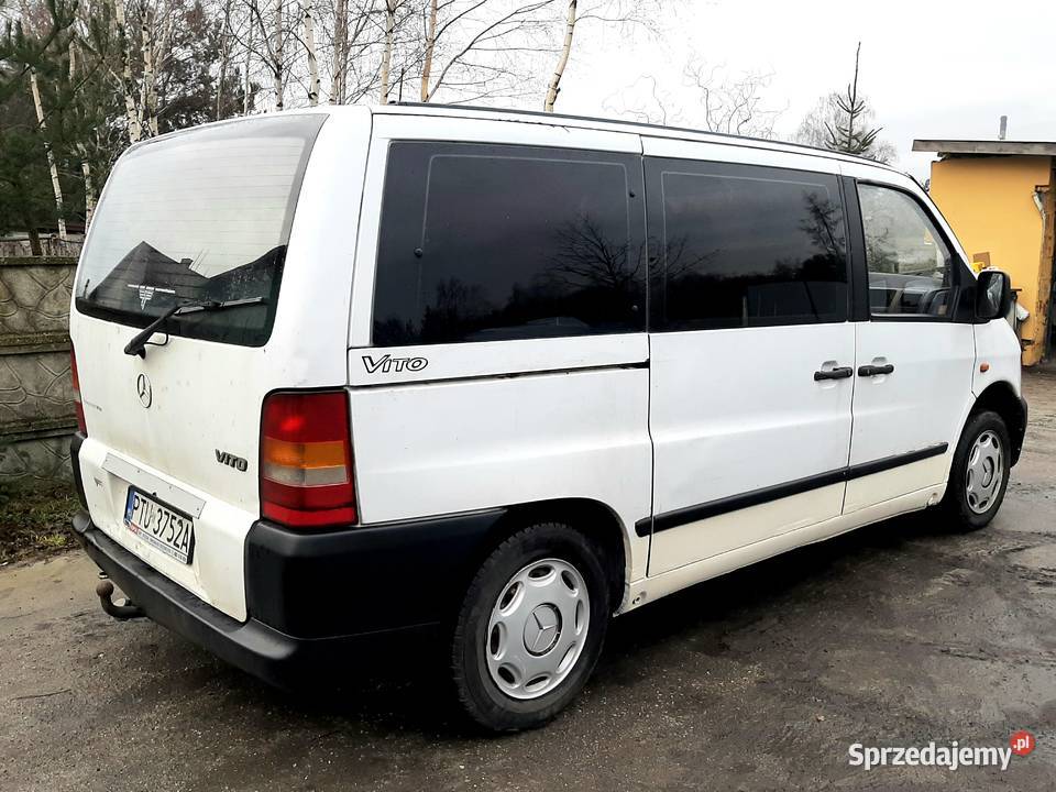 Mercedes Vito 23 Diesel 9 FOTELI Długie Opłaty nieuszkodzony Zduńska Wola